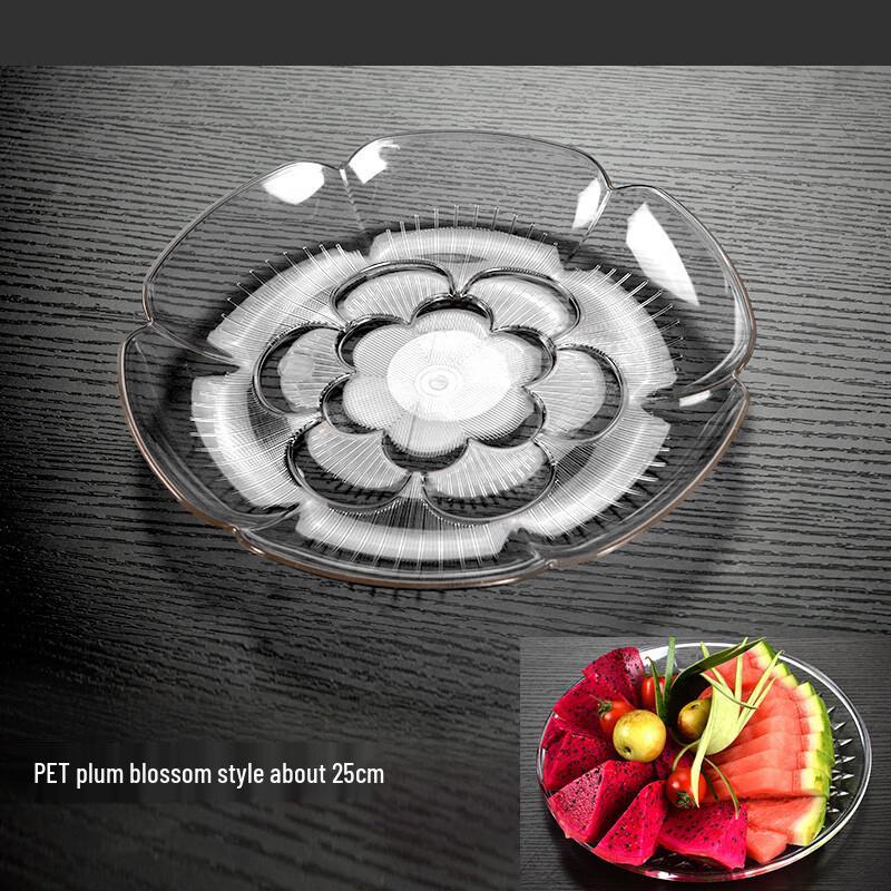 Dajujiang Transparent Acrylic Fruit & Snack Plate