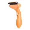 Pet Dematting Comb Dogs Undercoat Rake Deshedding Tool with Curved Stainless Steel Teeth