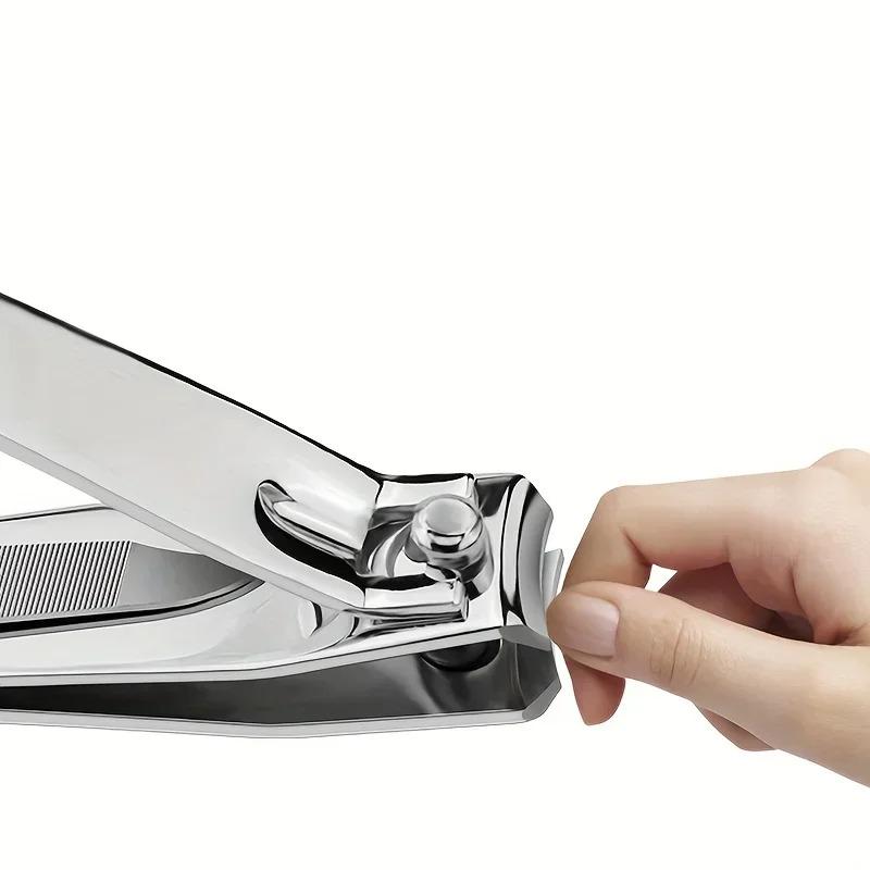 1 Stück Tragbarer großer Nagelknipser, Haushalts-Nagelknipser mit rotierendem Gürtel zum Feilen, Nagelpflege-Werkzeuge