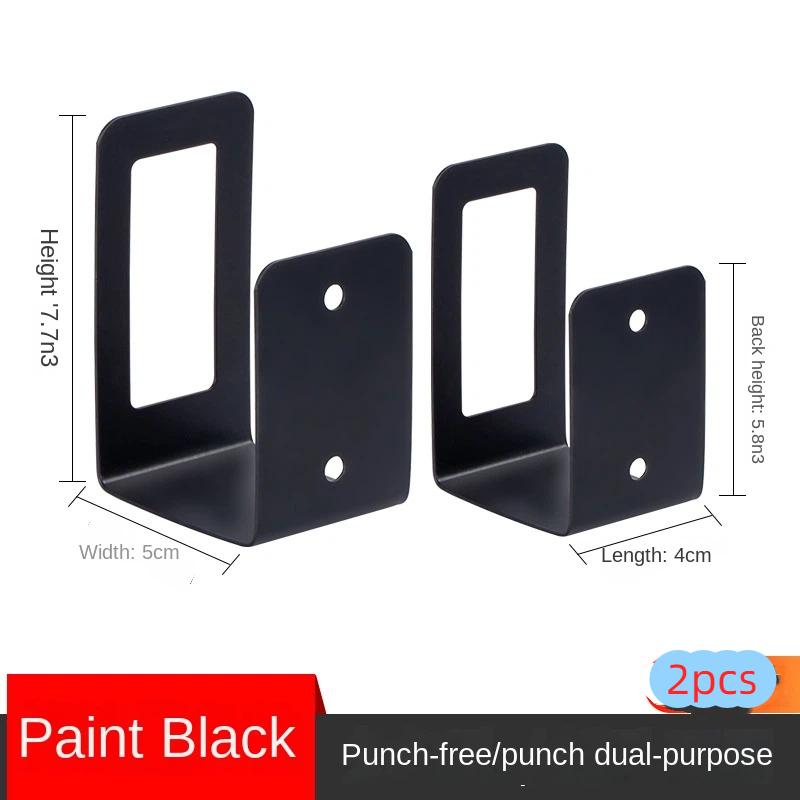 Punch-free Stainless Steel Cutting Board Pot Cover Rack Kitchen Wall-mounted Storage Rack Wall Storage Hook Paint Chopping Board Rack