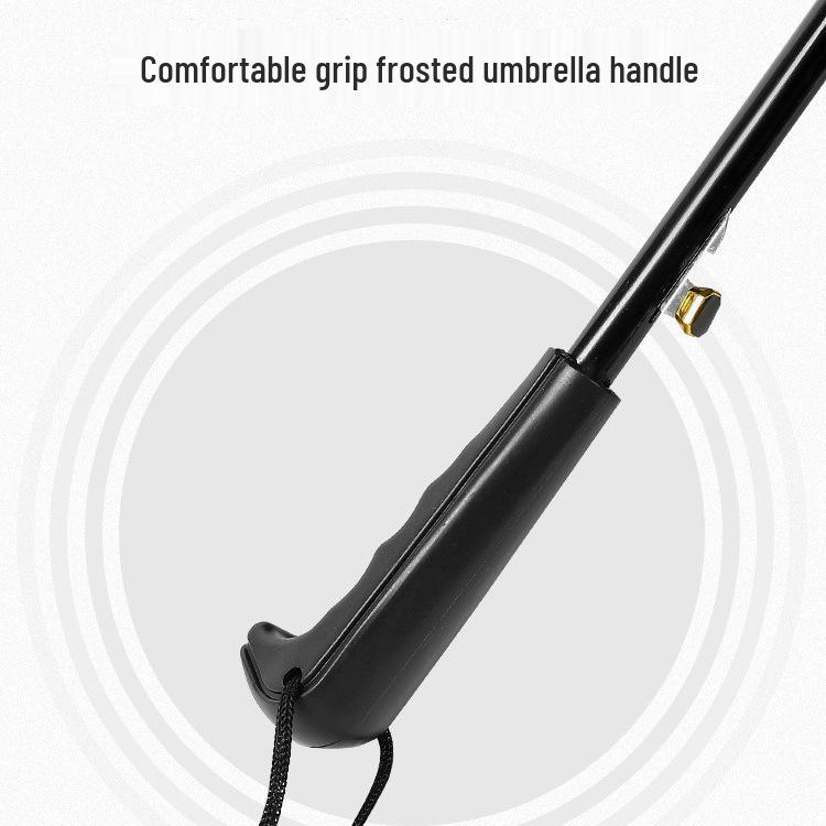 16-Rib Large Windproof Umbrella - Double Person, Auto Open, Reinforced Straight Handle, Custom Logo Business Umbrella
