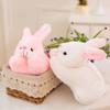 Couple Cute Little White Rabbit Plush Toy, Lying Down Doll Rag Doll Children's Gift, Jade Rabbit Doll