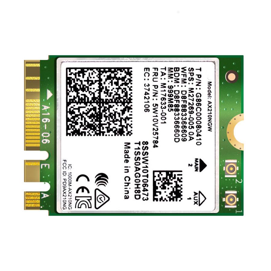 WiFi 6E M.2 For Intel AX210 3000Mbps laptop Internal Networking Card Bluetooth 5.2 Adapter