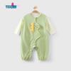 Baby Dinosaur Long Sleeve Overall Romper Set