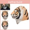 Rolig Djur Tiger Mask Tillverkad Av Högkvalitativ Latex För Festliga Tillfällen