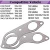 31575 (2PCS) Exhaust Pipe Flange Gasket For PICKUP SUBURBAN 1996 1997 1998 1999;