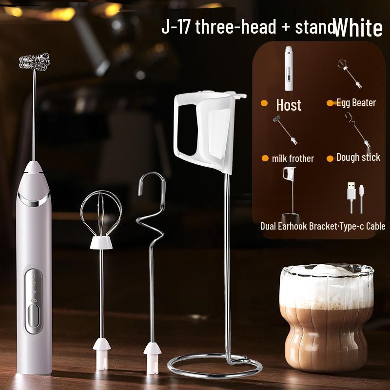 Electric Handheld Milk Frother & Mixer