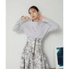 Jill by Jill Stuart Alpaca Con Lame Knit Blue Women's Sweater,