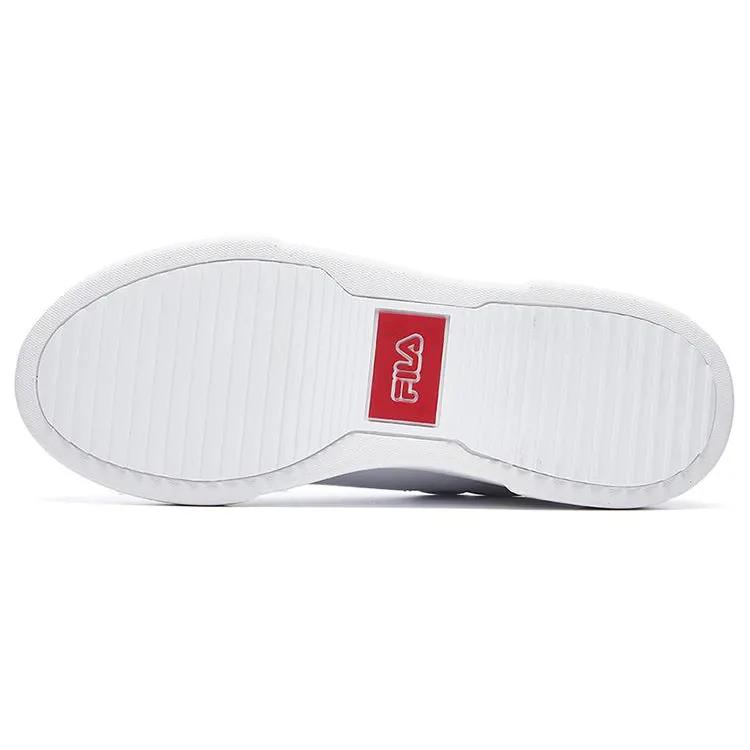 FILA HIGH PROFILE Abrasion Resistant , Lightweight , Balanced Low top Skateboard Shoes Women's White Blue (Unisex) Skate Shoes F12W031303FWT