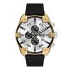 Dijelsigye Dz4671 (Spiked) Spiked Chronograph Men'S Leather Watch