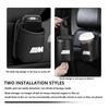 NTSM5 Car Leather Cup Holder Hang Drink Storage Box Accessories For BMW M F10 F20 F30 F40 F15 F25 F26 F31 F49 E62 E83 E84