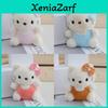 Adorable Muñeco de Peluche de Gato de Dibujos Animados Llavero Lindo Para Mochilas y Bolsos En Colores Variados