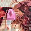 Mini Rhinestone Painting Press Stamp with Non-Slip Handle DIY Rhinestone Painting Art Crafts Stamper Tools 3D Printed Drill Press Tool