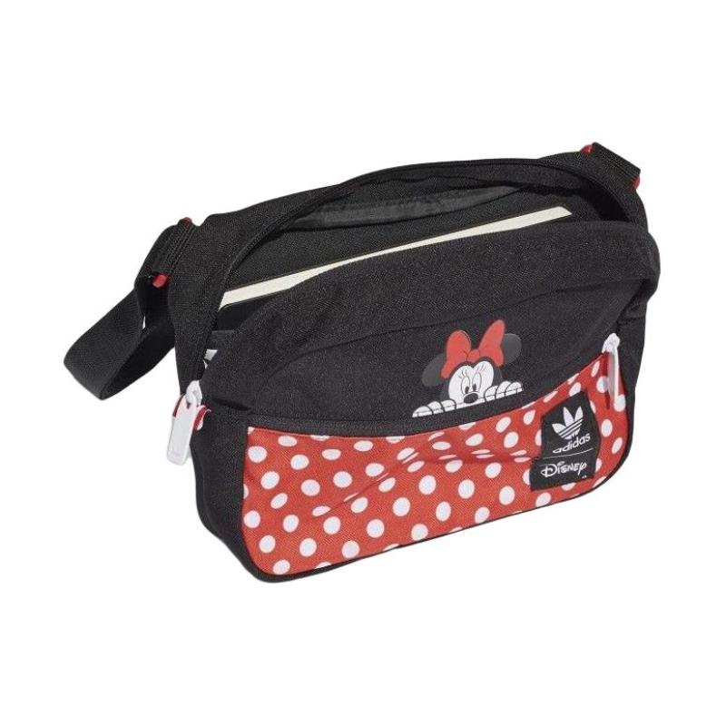 Adidas Originals Disney Collaboration Polyester Crossbody Bag, Shoulder Bag Unisex Red Black Multicolor Adidas GN3228
