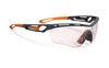 RUDYPROJECT Sportsonnenbrille für Straße und TRALYX Piyombo Mattes Gestell mit Impact X2 Photochromen Roten Gläsern Radfahren, Bike, Triathlon, Laufen,