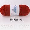 Large Skein 5-Ply Milk Cotton Yarn: Luxurious Plush for Doll Making & Seat Cushions, Available in 80 Colors