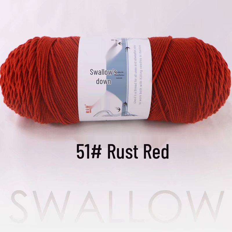 Large Skein 5-Ply Milk Cotton Yarn: Luxurious Plush for Doll Making & Seat Cushions, Available in 80 Colors