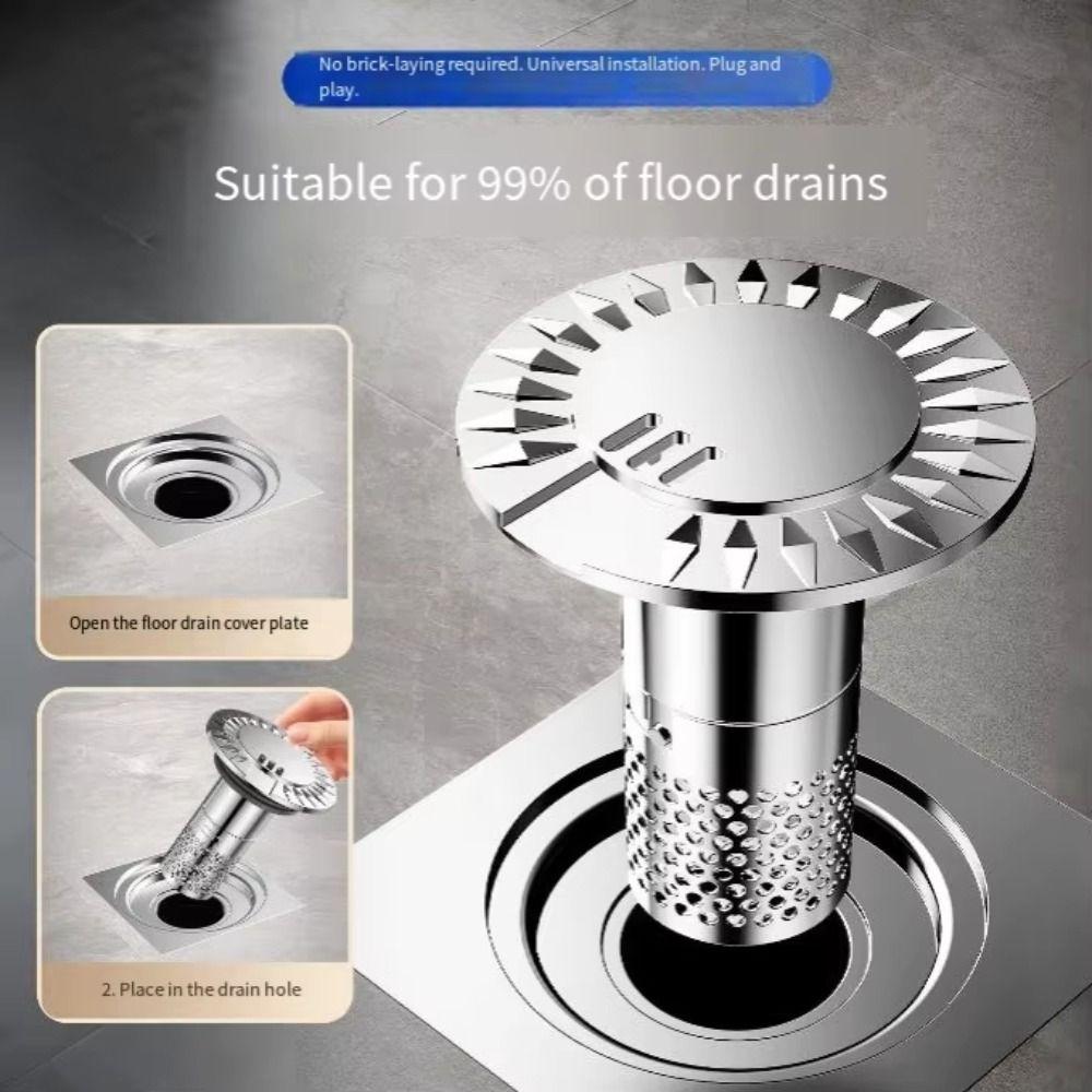 Detachable Design Sink Filter Embedded Filter Basket Hair Catcher Strainer Floor Drain  Shower Sink