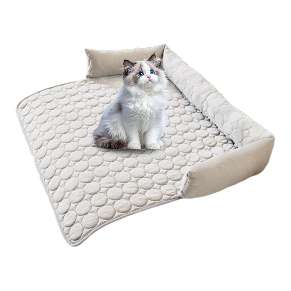 Dog Beds Couch Cover Mat For Dogs Breathable Comfortable Cushion Blanket With Non-Slip Base For Pet Indoor Cage Car House Cave