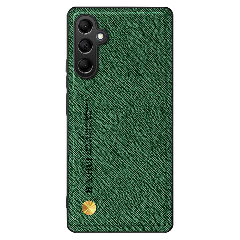 For Samsung Galaxy S25+ Case Cross Texture Leather+TPU Phone Cover Support Magnetic Car Holder