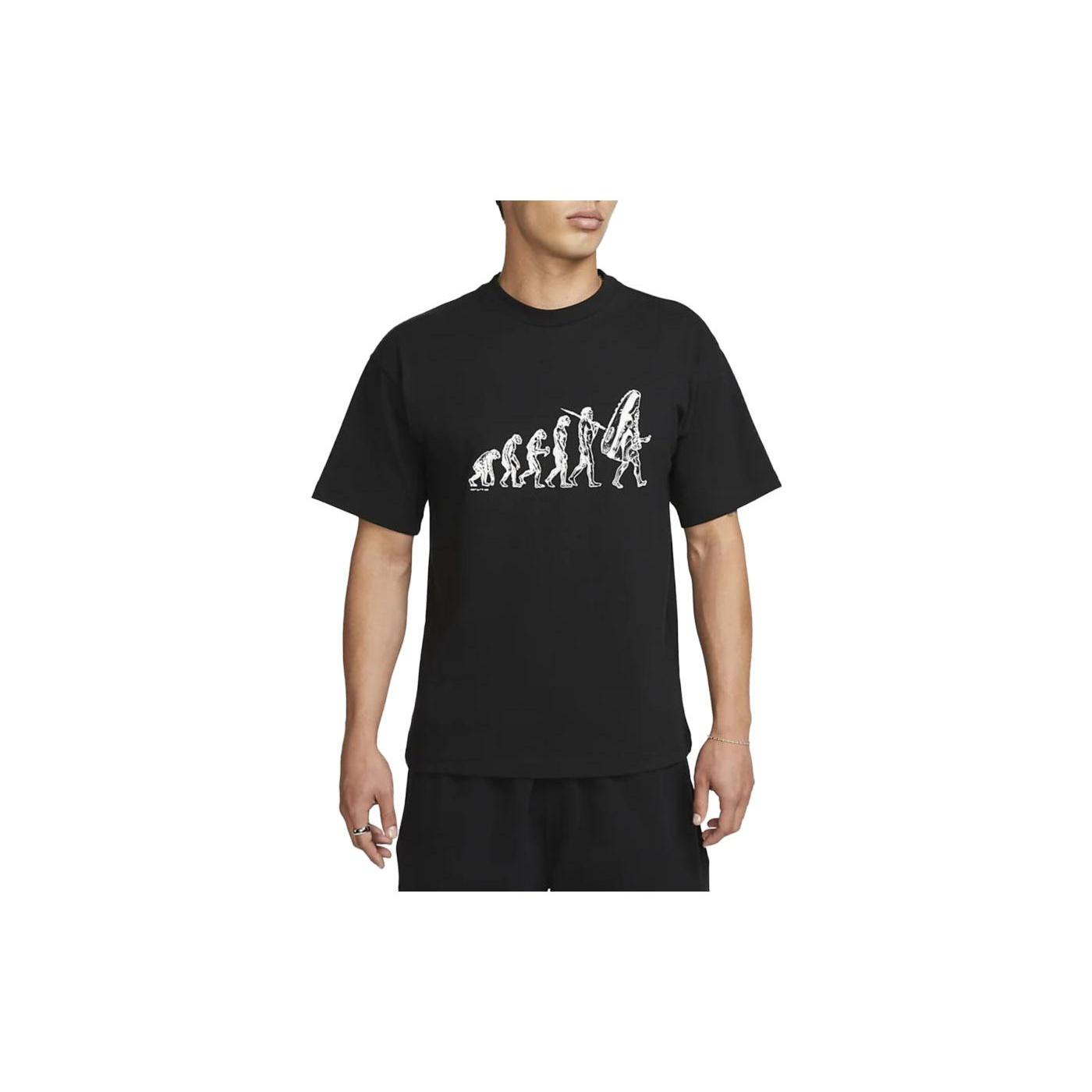 Nike Sneaker Evolution Short-Sleeve Tee Black Men s FN4255-010 L
