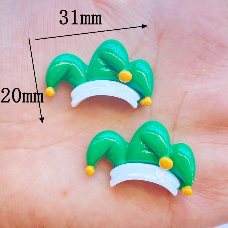 10Pcs New Mini Cute Cartoon Christmas Series Flat Back Resin Cabochons Scrapbooking DIY Jewelry Craft Decoration Accessorie