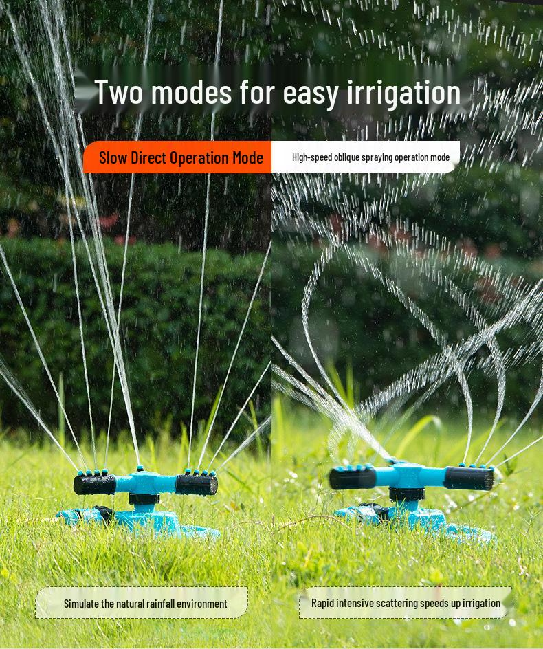 360-Grad Bodensprinkler: Rotierender Bewässerungskopf für Blumen & Gemüse