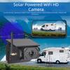 Night Vision Wireless Solar Backup Camera Wireless Solar Rear View Camera  For Caravan