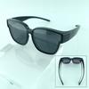 Unisex Polarized Clip-On Myopia Glasses - Fashionable TR Frame Sunglasses for Driving & Fishing