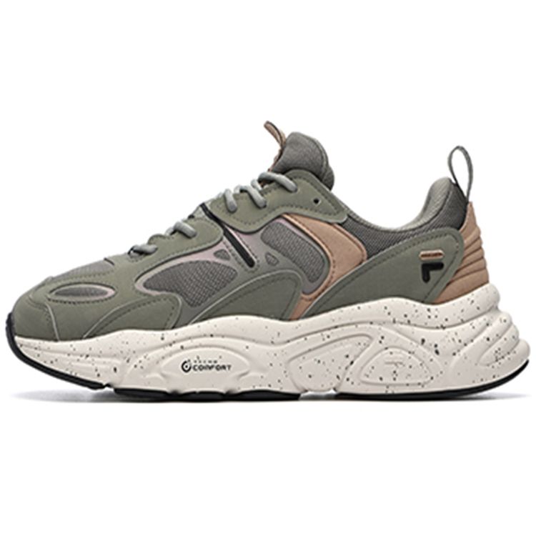 FILA Mars 2 Fashion Sports Casual Comfortable Shock Absorbing Wear Resistant Low Top Lifestyle Shoes Men sneaker Green F12M141116FVN