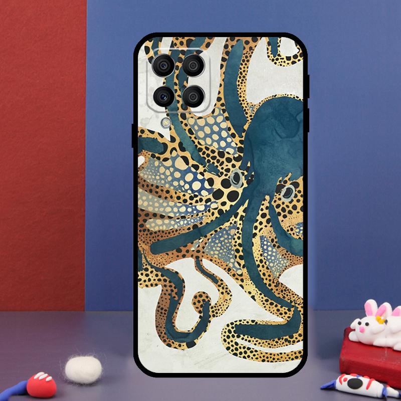 Meeresleben Ozean Oktopus Für Samsung Galaxy M15 M55 M33 M13 M23 M53 M31 M51 M14 M34 M54 M20 M30s M52 M32 Handyhülle