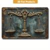 Vintage Rock Guitar Metal Poster 2D Flat Wall Art Bar Home Decor 20x30cm