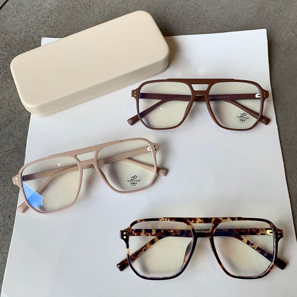 New Retro Anti Blue Light Glasses Women Men Relief Eye Strain Computer Glasses Optical Spectacle Frame Fashion Square Eyeglasses