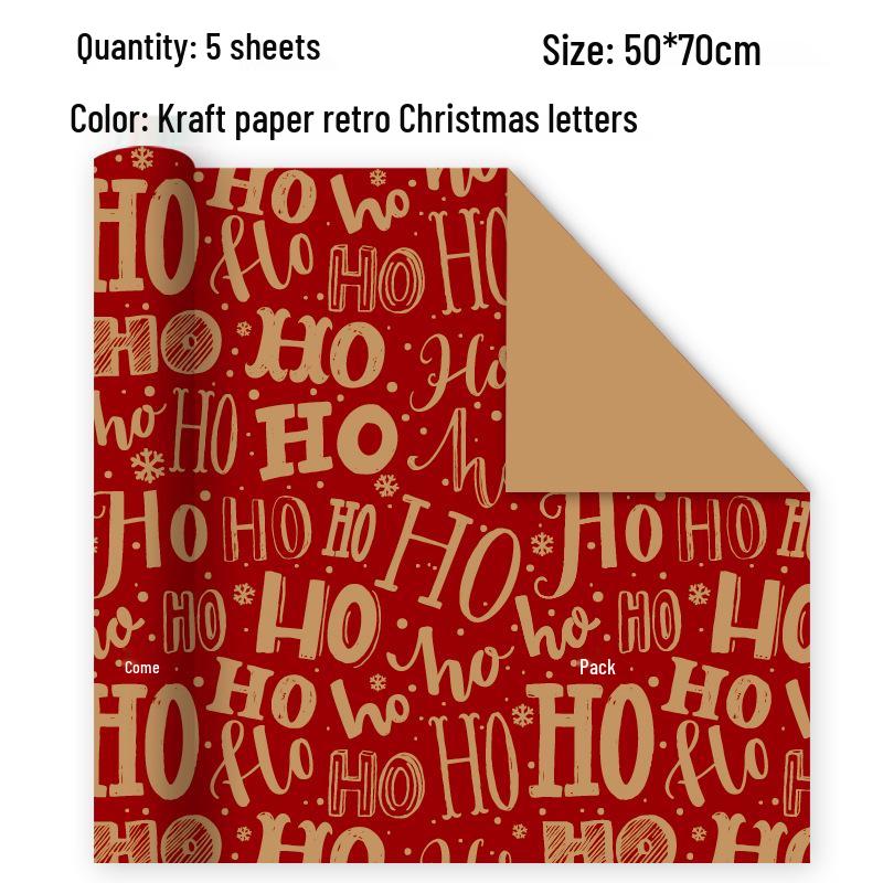 Vintage Style Christmas & Birthday Wrapping Paper for Gifts & Toys