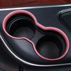 Vorderer Getränkehalter, dekorative Ringabdeckung, Aufkleber, passend für Dodge Challenger ab 2015, ABS-Autozubehör
