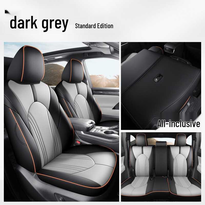 Toyota Highlander Car Seat Cushion Set: 5-Seater and 7-Seater All-Season Full Coverage Interior Accessories