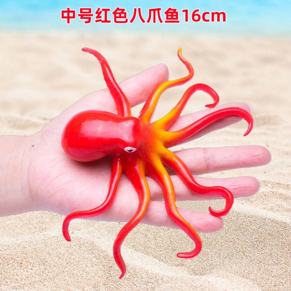 Decoration Animal Model Soft Elastic Toys Octopus Action Toy Simulation Octopus Toy Ocean Sea Life