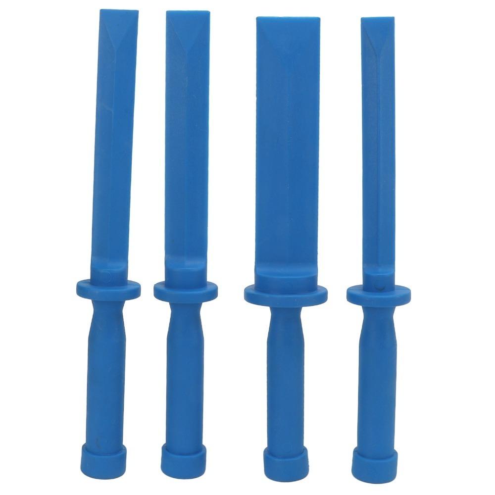 4PCS Anti-Slip Nylon Non-Mar Scraper Set Nylon Adhesive Remover Chisel Removal Pry Tool Auto Shop