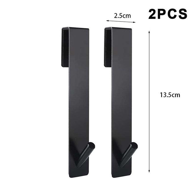 

2 шт. Крючки для душевой двери, Подходят для безрамных стеклянных душевых дверей ванной комнаты, Крючки для полотенец из нержавеющей стали, Прочный вешалка для одежды S2
