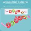 Fruit Skewers, Gluttworm Games, Children'S Educational Aids, Tabletop Interaction, Logical Thinking Games, Toys For Education