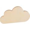 Set de décoration - Artemio - Nuages en bois - 22x12 cm et 16.5x9 cm - Personnalisable - Mixte