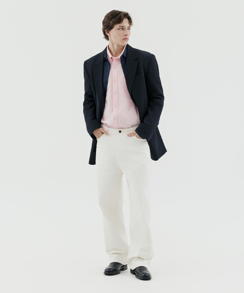 Tradclub Core Hidden Button Over-Casual Setup Suit Blazer (Black)