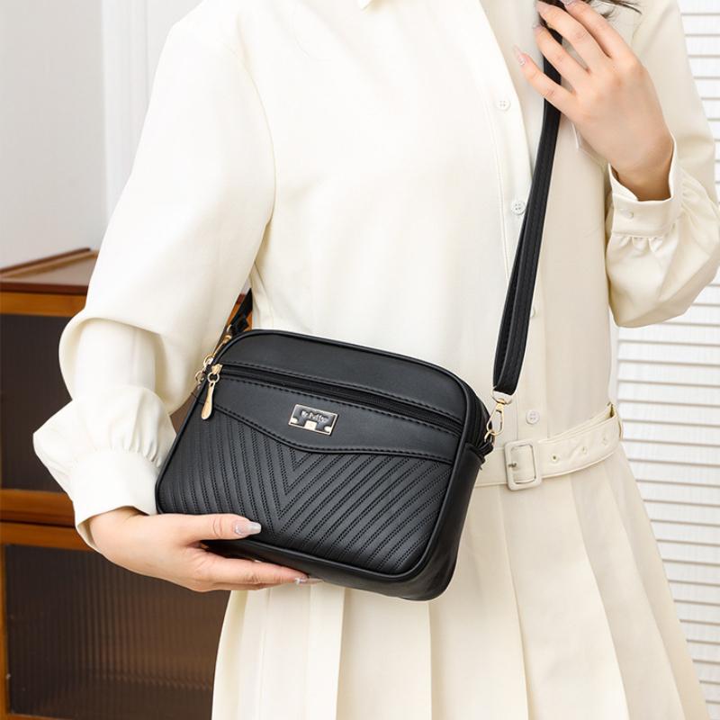 Summer women's bag diagonal cross niche armpit bag printed women's single shoulder small square bag