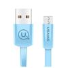 Kabel Płaski microUSB USAMS 1,2m Niebieski