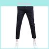 Young Men Summer Slim Fit Business Casual Pants With Stretch Cotton For Daily Wear