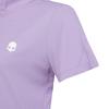 HYDROGEN Women'S Smartdry Short Sleeve Half-Zip Tee