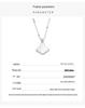 Women's Versatile Luxury S925 Sterling Silver Fan-Shaped White Mother-of-Pearl Necklace