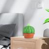 Plant Night Light Cute Mini Cactus Led Light Touch Dimming Desk Lamp Atmosphere Light Adjustable Neck Cartoon Cactus Led Table
