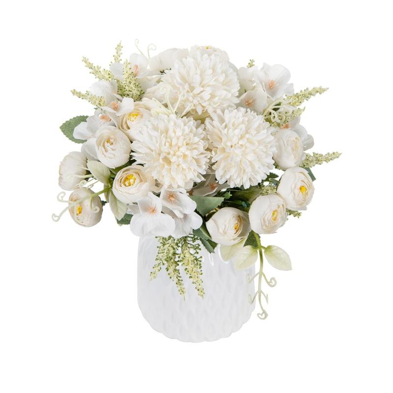 Ins Simulation Rose Wedding Hand Bouquet Wedding Photography Props Hand Notes Fake Flowers Home Decoration Simulation Silk Flowers