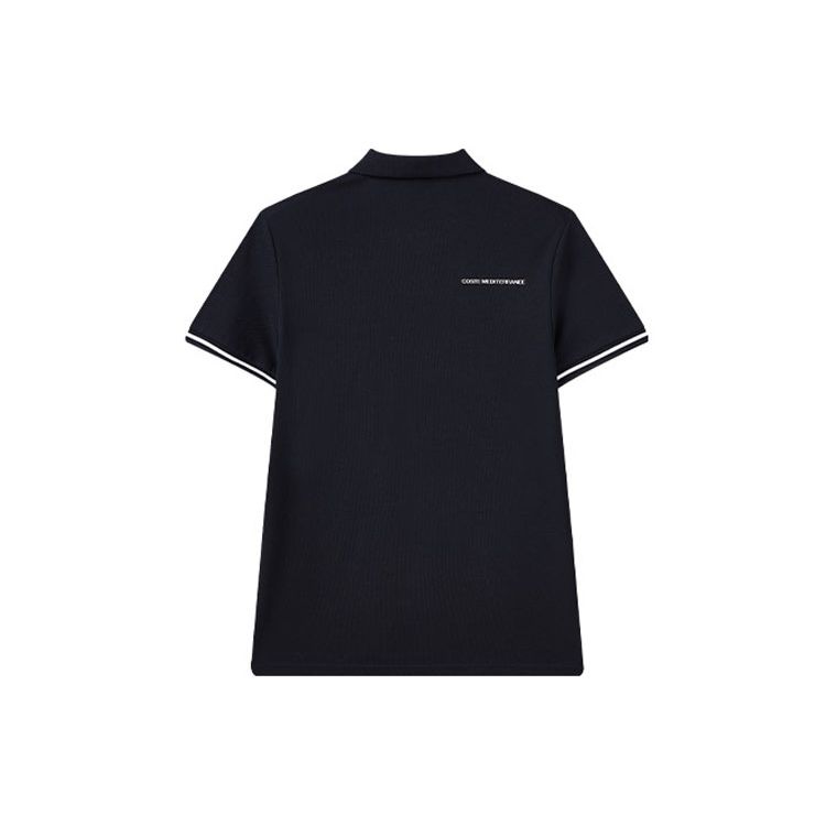 FILA Embroidered Logo Casual Sports Polo Shirt Men Tops Ultramarine-Blue F51M128114FNV